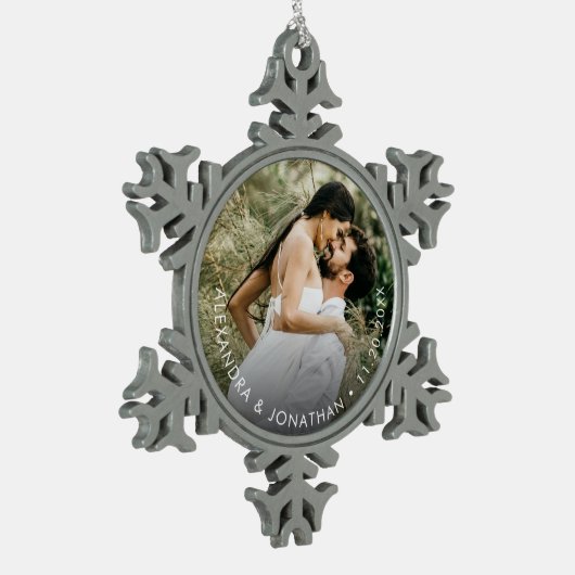 Custom Photo Ornament Personalized couple holiday (Links)