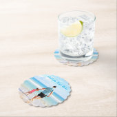Custom Photo Paper Coaster Text Your Family Foto Kartonnen Onderzetters (Insitu)