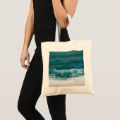 Custom Photo Personalized Beach Tote Bag (Voorkant (product))
