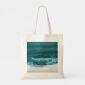 Custom Photo Personalized Beach Tote Bag (Achterkant)