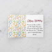 Custom Photo Personalized Birthday Card. Card Kaart (Binnen)