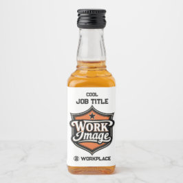 Custom Photo Personalized Job Title & Workplace  Likeurfles Etiket