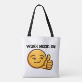 Custom Photo Personalized Job Title & Workplace  Tote Bag (Achterkant)