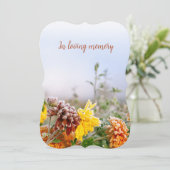 custom photo personalized memorial funeral card kaart (Staand voorkant)