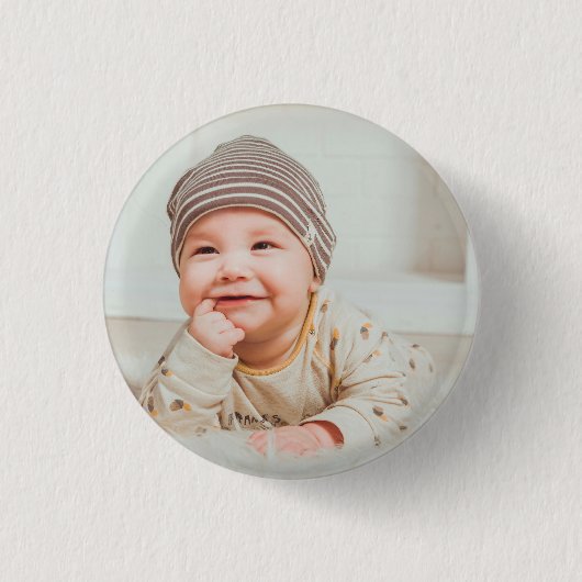 Custom Photo Personalized Photo Ronde Button 3,2 Cm (Voorkant)
