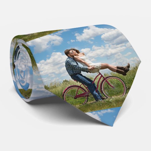 Custom Photo Personalized Stropdas (Opgerold)