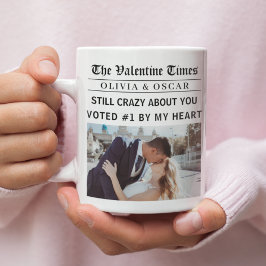 Custom Photo – Personalized “Valentines Times Gift Koffiemok