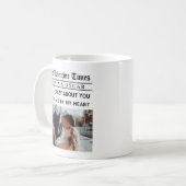 Custom Photo – Personalized “Valentines Times Gift Koffiemok (Voorkant links)