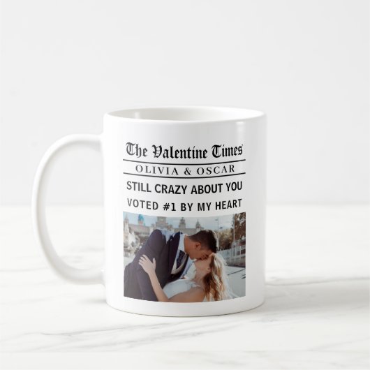 Custom Photo – Personalized “Valentines Times Gift Koffiemok (Links)