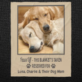 Custom Photo Pet Dog Fleece Deken
