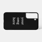 Custom Photo Phone Case Samsung Galaxy Hoesje (Achterkant horizontaal)