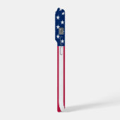 Custom Photo Phone Case, USA Flag Patriotic iPhone Hoesje (Linkerkant)