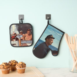 Custom Photo Picture Memory keepsake Ovenwant & Pannenlap Set