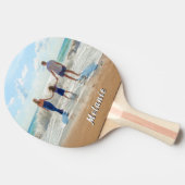 Custom Photo Ping Pong Paddles Personalized Name Tafeltennisbatje (Zijkant)