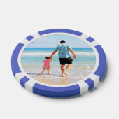 Custom Photo Poker Chips Gift met Uw Foto's (Enkel)