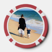 Custom Photo Poker Chips Uw Favoriete Foto's Gift (Achterkant)