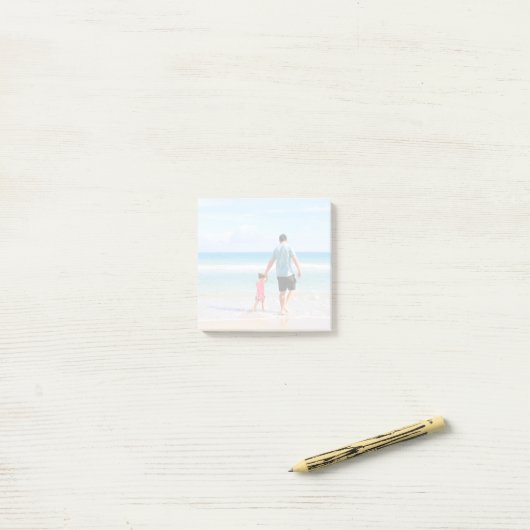 Custom Photo Post-it® Notes Create Your Own Gift (Op bureau)