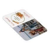 Custom Photo Pumpkins Herfst New Address We moved Magneet (Rechterzijde)