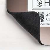 Custom Photo QR Code Business Logo Muismat (Hoek)