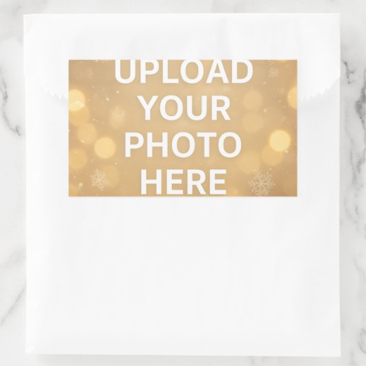 Custom Photo Rechthoekige Sticker (Tas)