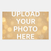 Custom Photo Rechthoekige Sticker (Voorkant)