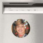 Custom Photo Round Magnet (Insitu (Vaatwasser))