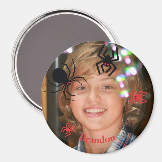 Custom Photo Round Magnet (Voorkant / Achterkant)