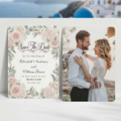 Custom Photo Rustic Romantic Save The Date