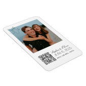 Custom Photo Save the Date Wedding magnet Magneet (Rechterzijde)