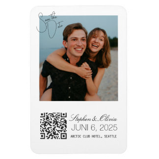 Custom Photo Save the Date Wedding magnet Magneet