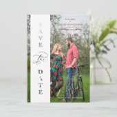Custom Photo Script Cut Paper Effect Wedding (Staand voorkant)