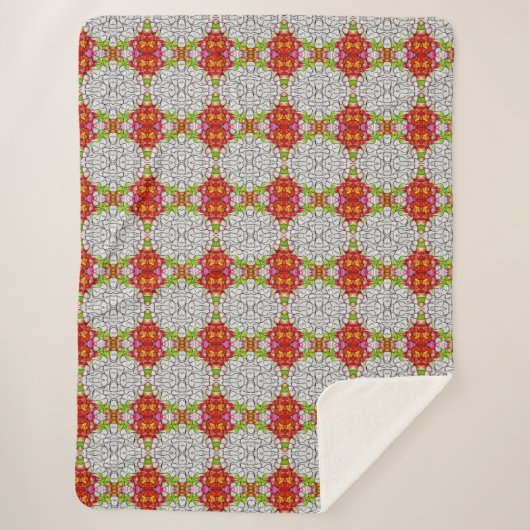 Custom Photo Sherpa Blanket  Deken (Voorkant)