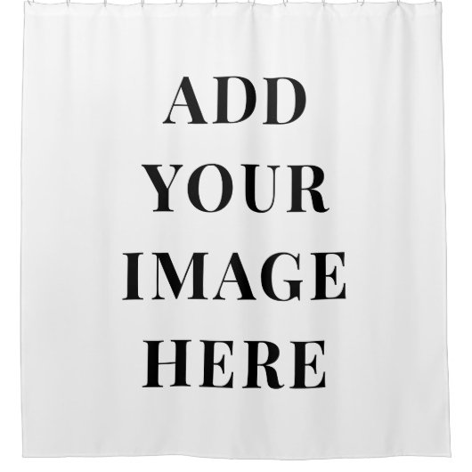 Custom Photo Shower Curtain Add Your Text Bathroom Douchegordijn (Voorkant)
