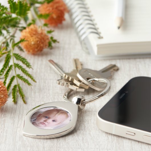 Custom photo sleutelhanger (Zijkant)