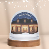 Custom Photo Snow Globe with House Keepsake Gift Sneeuwbol