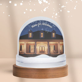 Custom Photo Snow Globe with House Keepsake Gift Sneeuwbol