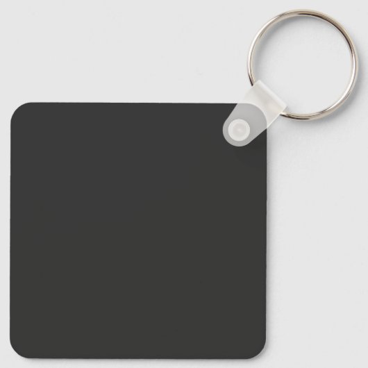 Custom Photo Square Keychain (Achterkant)