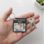 Custom Photo Square Keychain