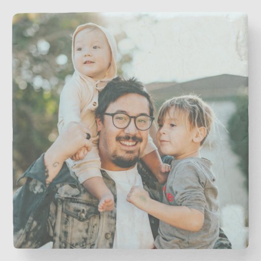 Custom Photo Stenen Onderzetter (Voorkant)
