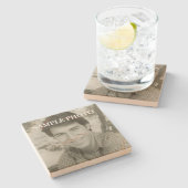 Custom Photo Stone Coaster – Photo Stenen Onderzetter (Zijkant)