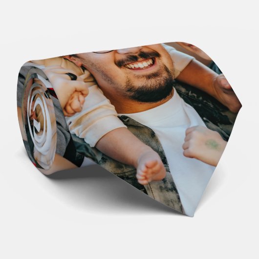 Custom Photo Stropdas (Opgerold)