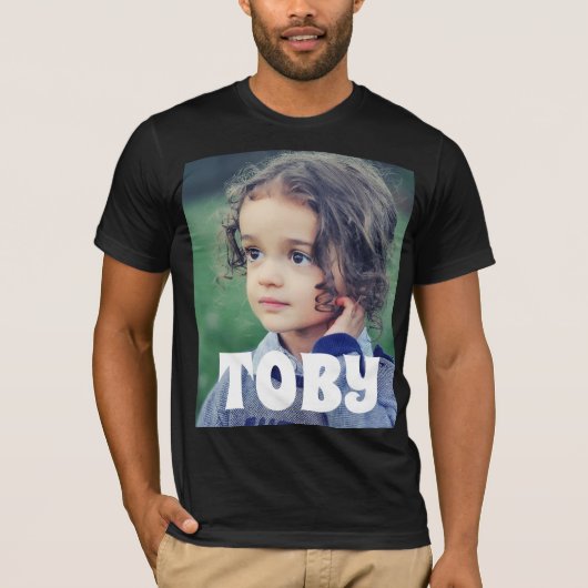 CUSTOM PHOTO T-SHIRT T T VOOR KERST (Voorkant)