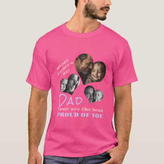 Custom Photo T-Shirt voor Dad's Day Gift