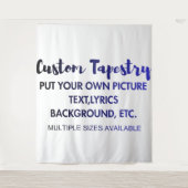 Custom Photo Tapestry Wandkleed (Voorkant)