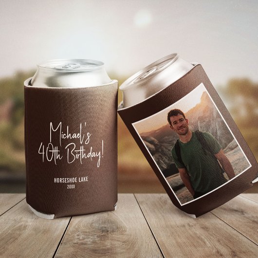 Custom Photo Template Birthday Party Favor Blikjeskoeler