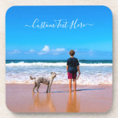 Custom Photo Text Drank Coaster Uw Foto's Bier Onderzetter (Voorkant)