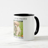 Custom Photo & Text Mug Personalized Gift Coffee Mok (Voorkant rechts)