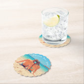 Custom Photo Text Paper Coaste Your Love Foto Kartonnen Onderzetters (Insitu)