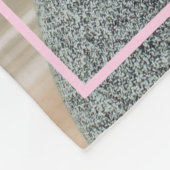 Custom Photo & Text Romantic Gift - Personalized  Fleece Deken (Hoek)