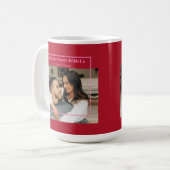 Custom Photo & Text Romantic Gift - Personalized  Koffiemok (Voorkant links)